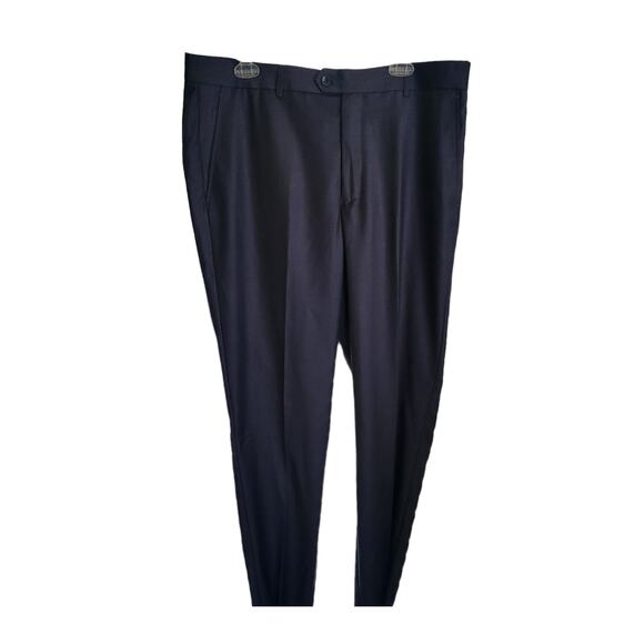 DaVinci OMO Men's Dress Pants Model Paris Size 38W Raw Hem New with Tags - Picture 1 of 7